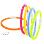 10291 PULSERAS LUMINOSAS "NEÓN" (PACK DE 120)